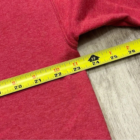 Jerzees Cotton Blend Authentic Rooted In Michigan Red Graphic Hoodie Sweatshirt - Picture 4 of 5
